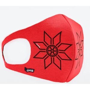 Gas Red Cotton Men's Facemask